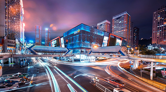 贵阳夜景贵阳花果园夜景背景