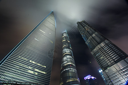 金茂大厦陆家嘴背景