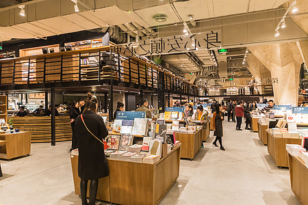 成都方所书店室内背景