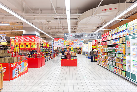 城市超市环境大气背景商场高清图片素材