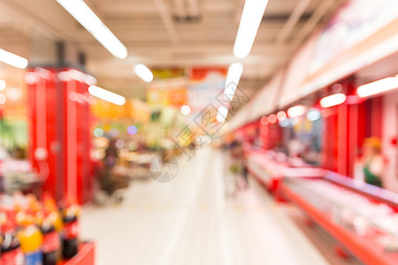 超市堆头超市环境背景虚化背景