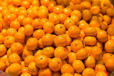超市水果摊位展示橘子高清图片素材