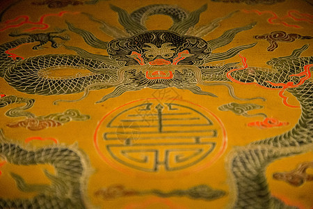 北京展览清朝时期的皇宫宝藏背景