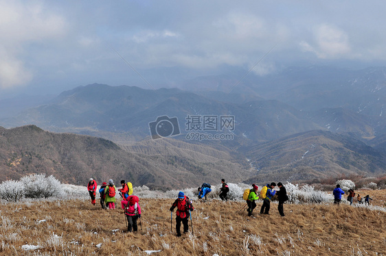 冻山图片