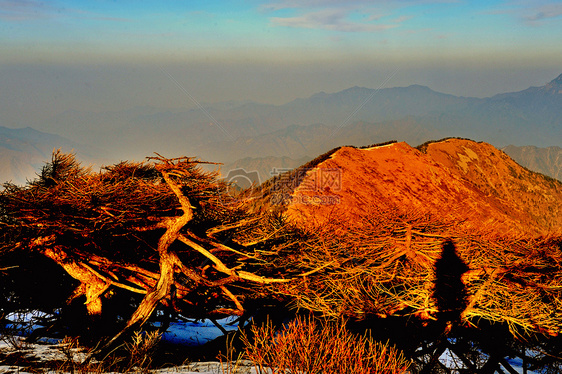 秦岭山风光图片