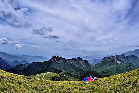 秦岭山风光图片