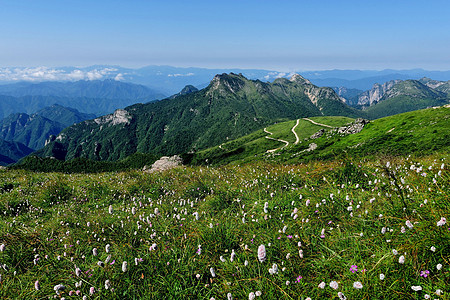 秦岭山风光图片