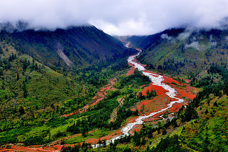 川西风光风景牛背山高清图片