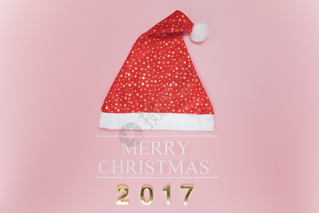 2017圣诞帽背景素材高清图片