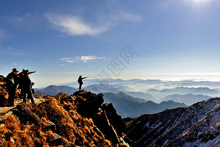 秦岭太白山图片