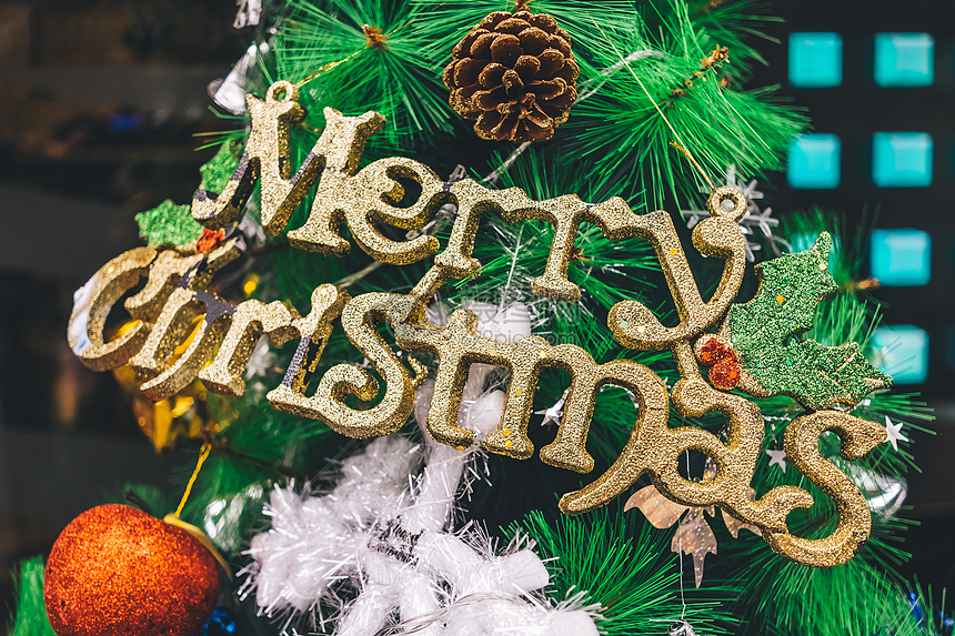 商场欢乐的圣诞节摄影图片照片免费下载,正版