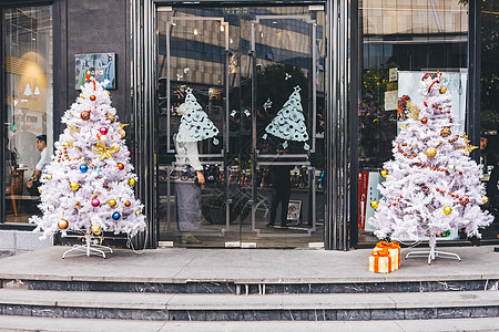 商场欢乐的圣诞节图片