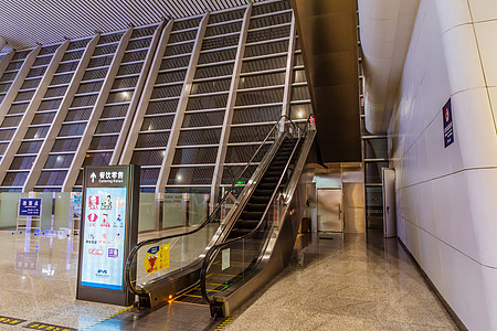 杭州东站设施扶梯高清图片