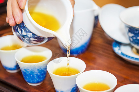 中国茶文化  神秘东方背景图片