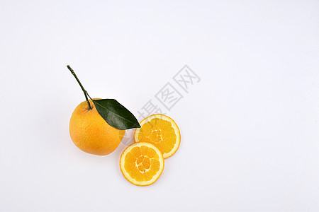 回忆海报橙子背景水果切片摆拍背景