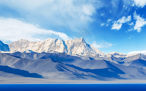 纳木错湖西藏拉萨布达拉宫纳木错及川藏线上背景