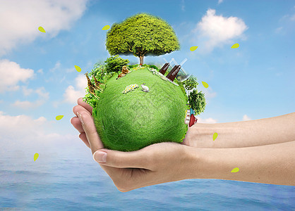 植树节环保活动绿树氧气地球海报背景图片