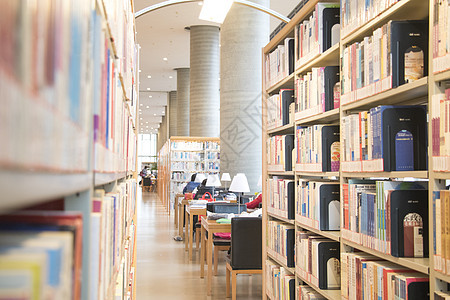 安静的图书馆图片
