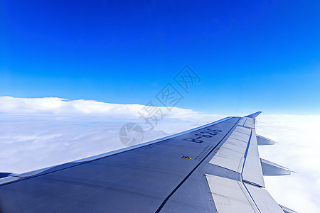 飞机上的天空背景图片