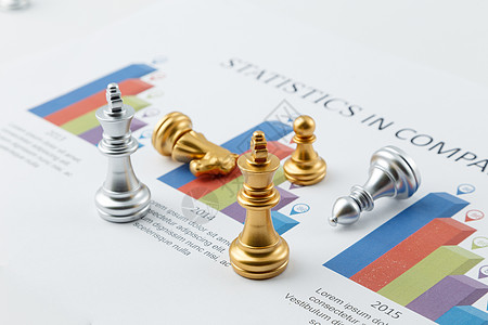 银色金属质感金属质感的金银色国际象棋背景