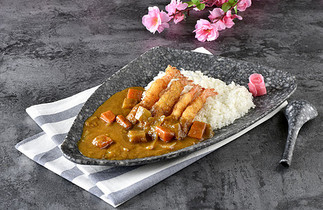 日式料理油炸虾图片
