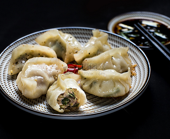 包饺子 手工煎饺 包饺子过程