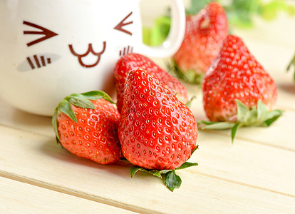 草莓果肉草莓背景
