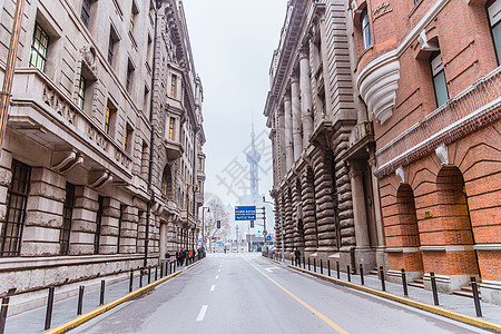 国外道路上海国外设计建筑空阔道路背景