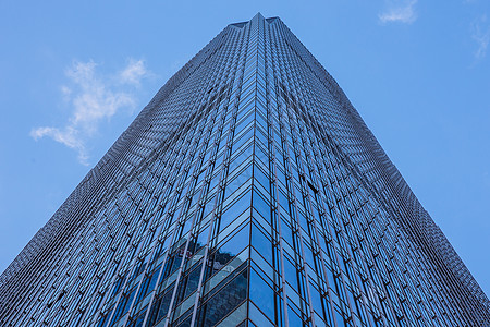 蓝天白云陆家嘴大气建筑图片