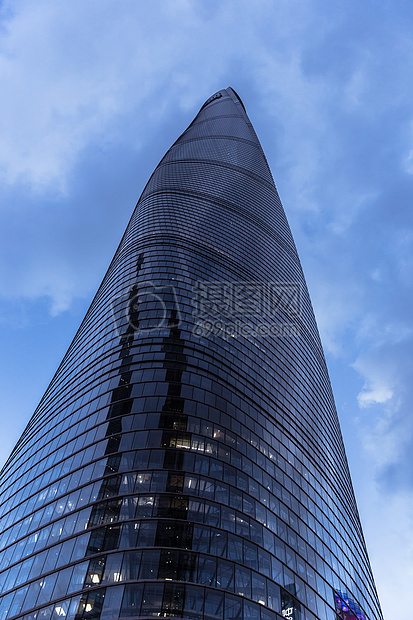 夜晚陆家嘴地标建筑图片