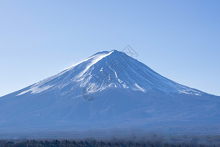 日本富士山风景早晨的富士山背景