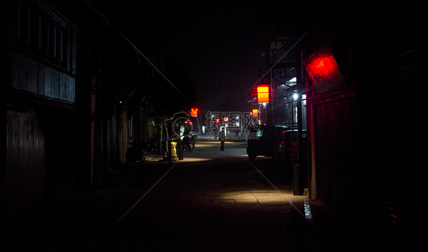 夜下灯笼图片