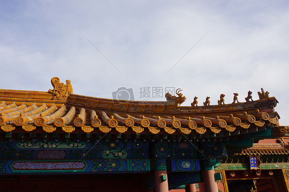 北京故宫瓦当鸱吻