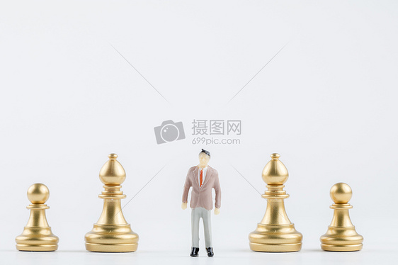 国际象棋团队概念图片