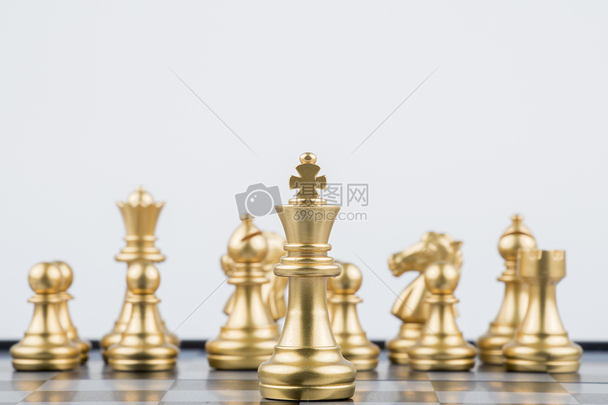 国际象棋团队概念图片