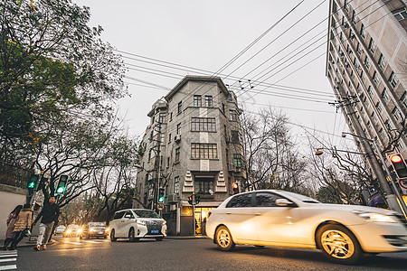 多伦路文化街上海武康路背景