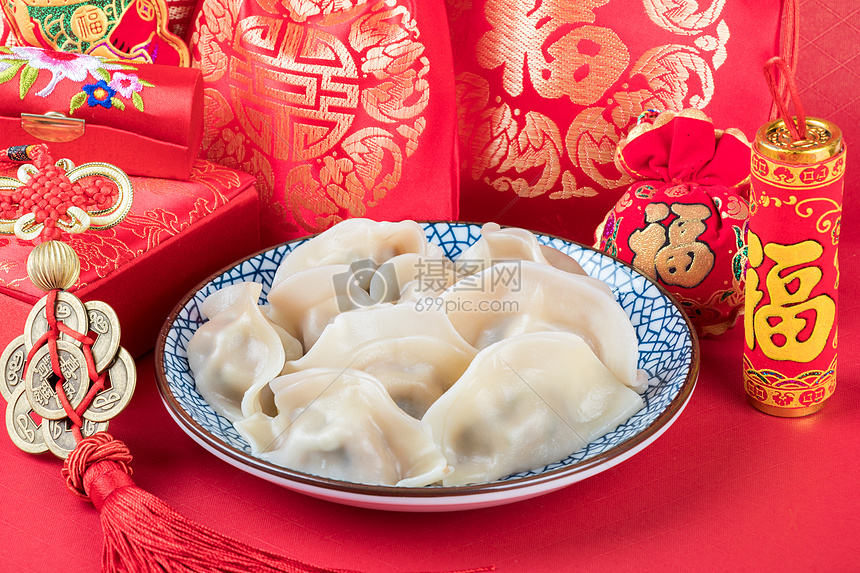 中国年传统美食水饺图片