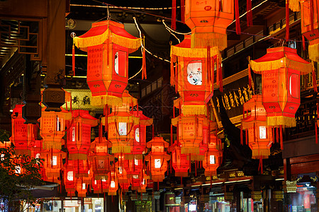 中国新年春节灯会夜景高清图片