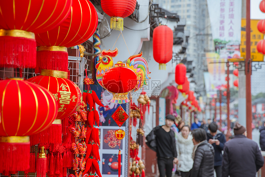 中国春节传统工艺品装饰