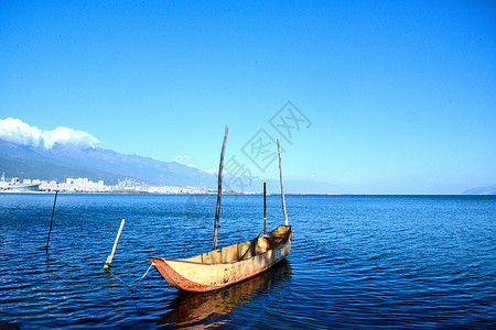 洱海旅行云南大理下关洱海大理古城背景