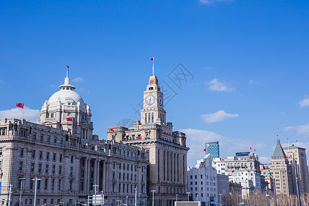 上海街头上海黄浦区国外设计建筑背景