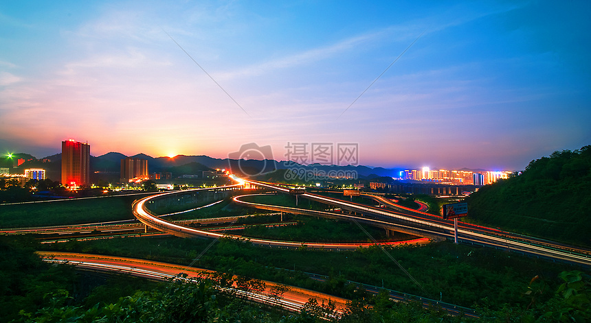 贵州遵义习水县城和周边环境的一些风景摄影图