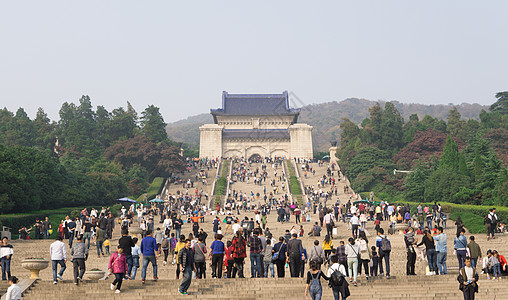 南京中山陵南京栖霞山中山陵背景