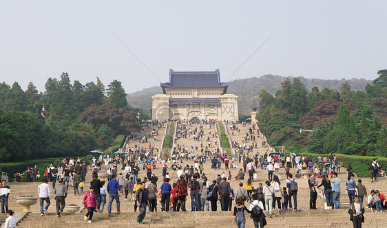 南京栖霞山中山陵图片