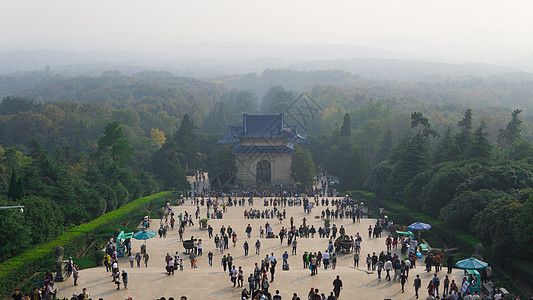 南京栖霞山中山陵图片