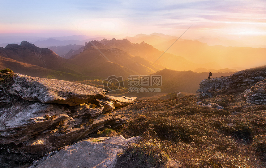 照片 自然风景 人与自然.