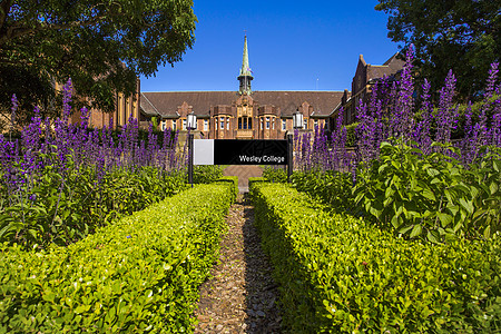 学校建筑卫斯理学院背景