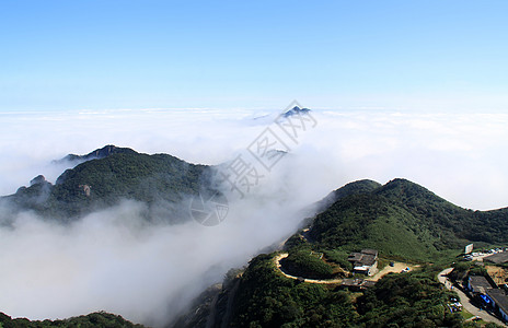 骑行广东第一峰图片