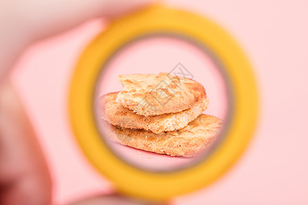 甜品点心饼干平面创意摆拍图片