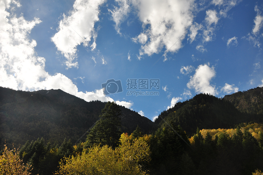 九寨沟风景区图片